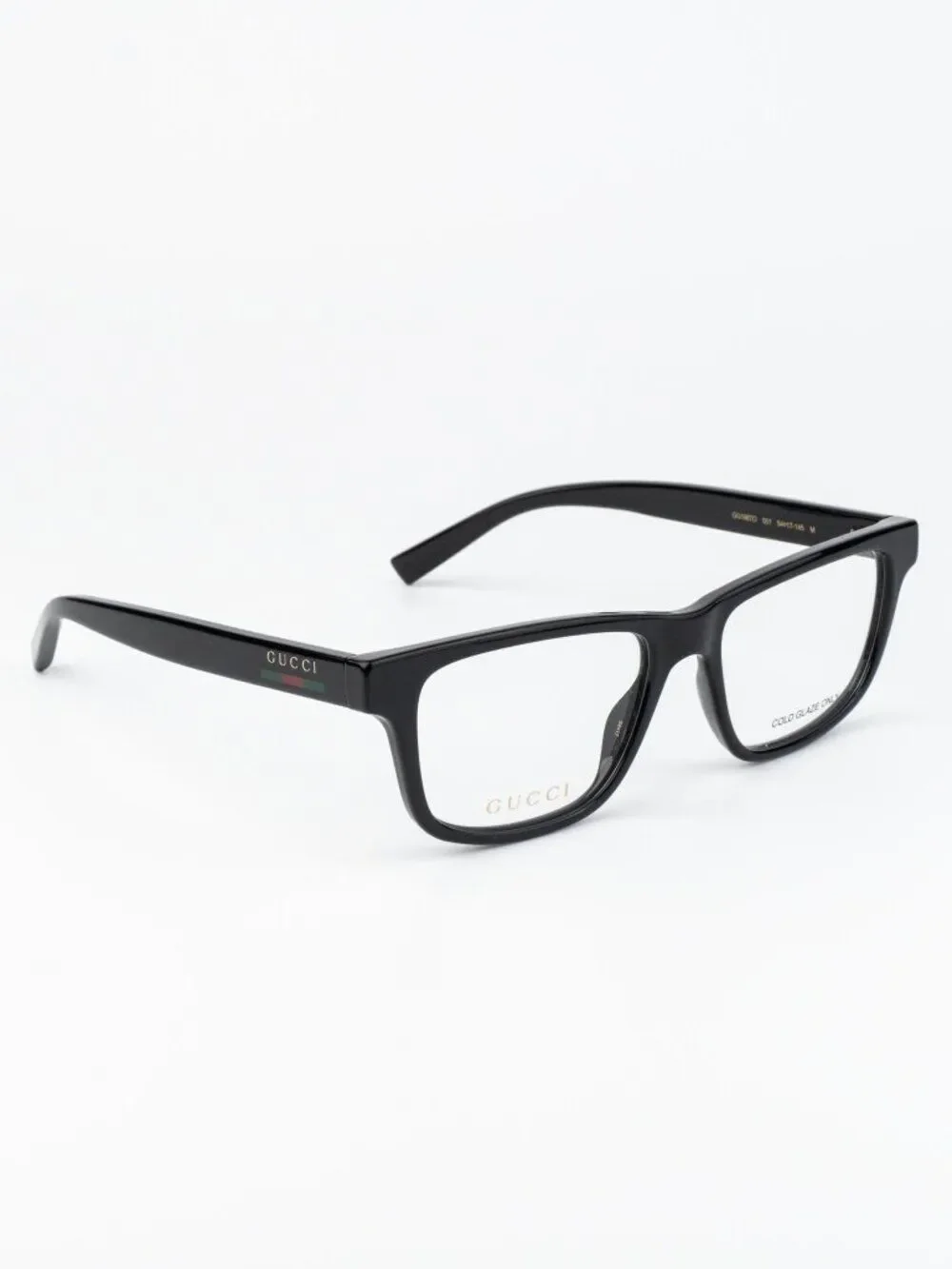 Gucci Men Eyeglasses Black Rectangle GG1987O 001 NEW AUTHENTIC
